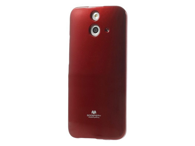 Чехол Mercury Goospery Jelly Case для HTC One E8 (красный, гелевый)