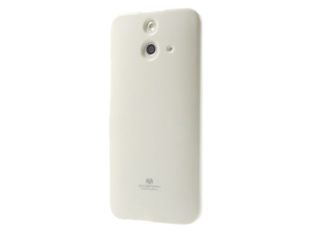 Чехол Mercury Goospery Jelly Case для HTC One E8 (белый, гелевый)