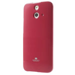 Чехол Mercury Goospery Jelly Case для HTC One E8 (малиновый, гелевый)
