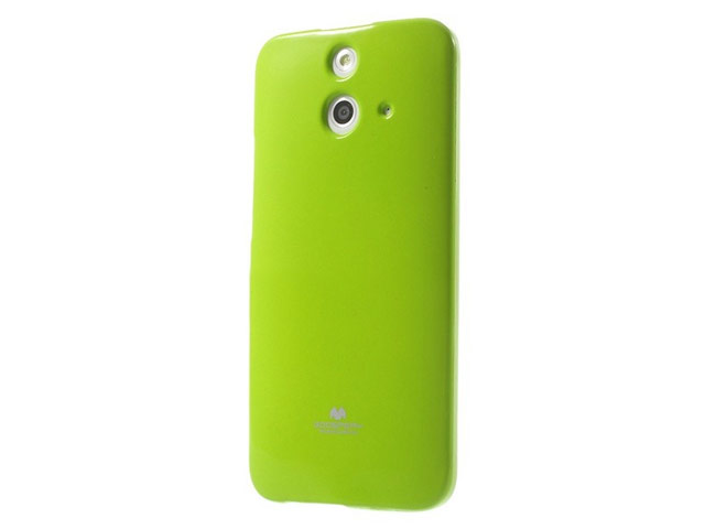 Чехол Mercury Goospery Jelly Case для HTC One E8 (зеленый, гелевый)