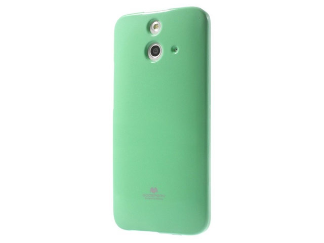 Чехол Mercury Goospery Jelly Case для HTC One E8 (бирюзовый, гелевый)