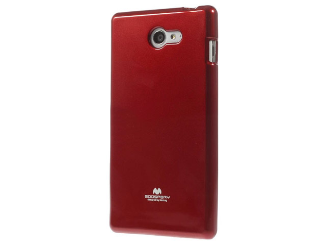 Чехол Mercury Goospery Jelly Case для Sony Xperia M2 S50H (красный, гелевый)
