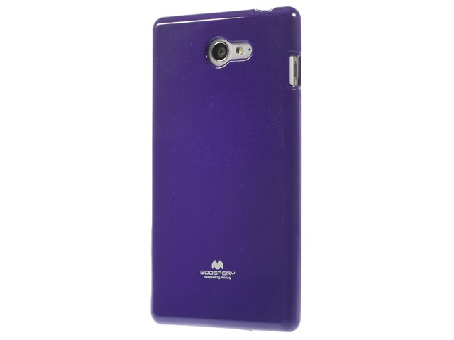 Чехол Mercury Goospery Jelly Case для Sony Xperia M2 S50H (фиолетовый, гелевый)