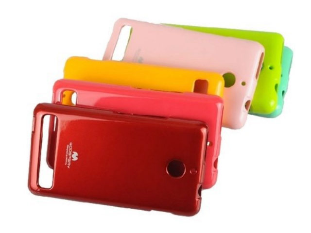 Чехол Mercury Goospery Jelly Case для Sony Xperia E1 (черный, гелевый)