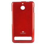 Чехол Mercury Goospery Jelly Case для Sony Xperia E1 (красный, гелевый)