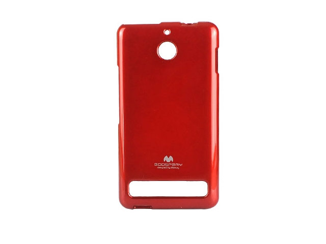 Чехол Mercury Goospery Jelly Case для Sony Xperia E1 (красный, гелевый)
