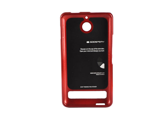 Чехол Mercury Goospery Jelly Case для Sony Xperia E1 (красный, гелевый)