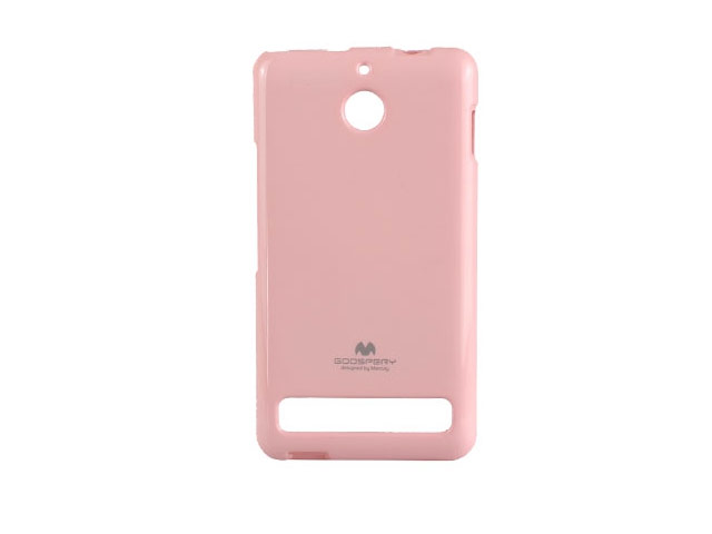 Чехол Mercury Goospery Jelly Case для Sony Xperia E1 (розовый, гелевый)