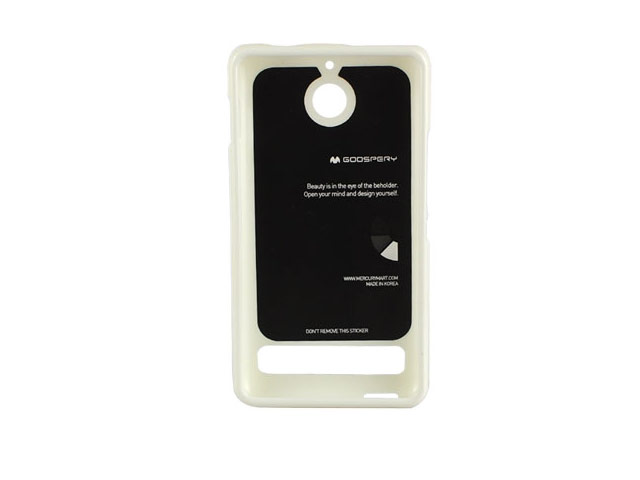 Чехол Mercury Goospery Jelly Case для Sony Xperia E1 (белый, гелевый)