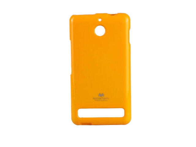 Чехол Mercury Goospery Jelly Case для Sony Xperia E1 (оранжевый, гелевый)