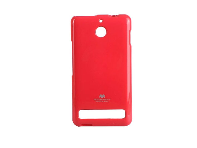 Чехол Mercury Goospery Jelly Case для Sony Xperia E1 (малиновый, гелевый)