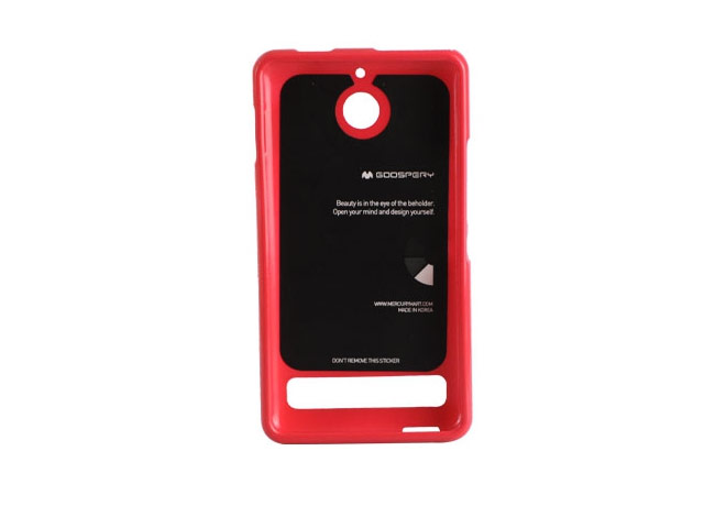 Чехол Mercury Goospery Jelly Case для Sony Xperia E1 (малиновый, гелевый)
