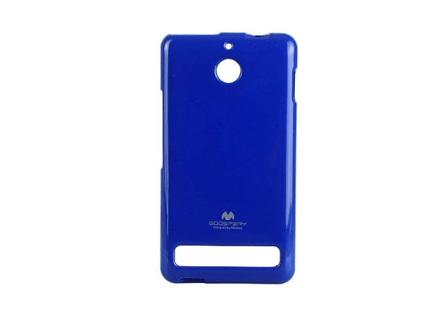 Чехол Mercury Goospery Jelly Case для Sony Xperia E1 (синий, гелевый)