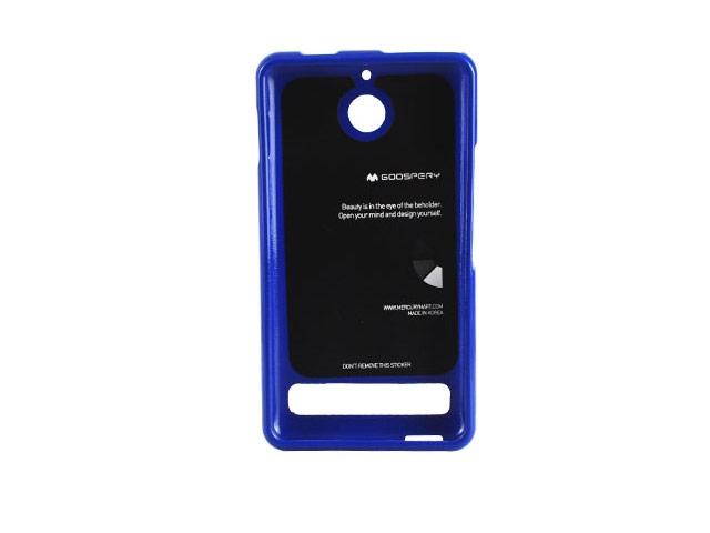 Чехол Mercury Goospery Jelly Case для Sony Xperia E1 (синий, гелевый)