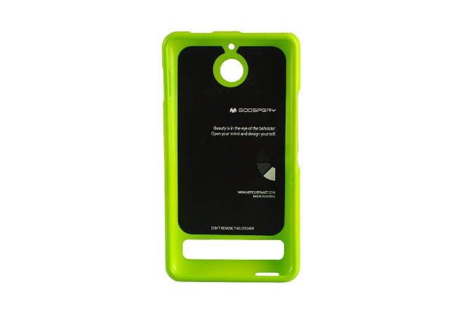 Чехол Mercury Goospery Jelly Case для Sony Xperia E1 (зеленый, гелевый)