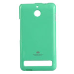 Чехол Mercury Goospery Jelly Case для Sony Xperia E1 (бирюзовый, гелевый)