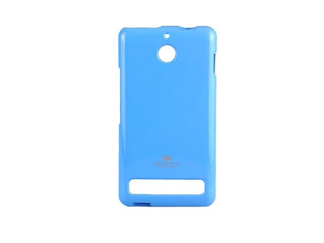 Чехол Mercury Goospery Jelly Case для Sony Xperia E1 (голубой, гелевый)