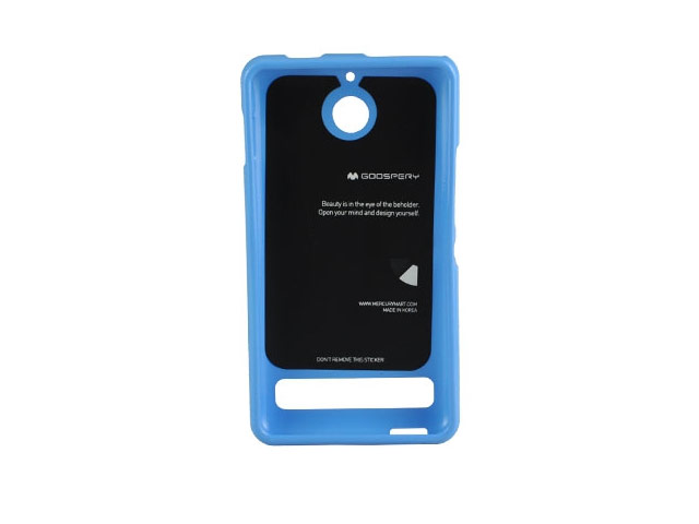 Чехол Mercury Goospery Jelly Case для Sony Xperia E1 (голубой, гелевый)