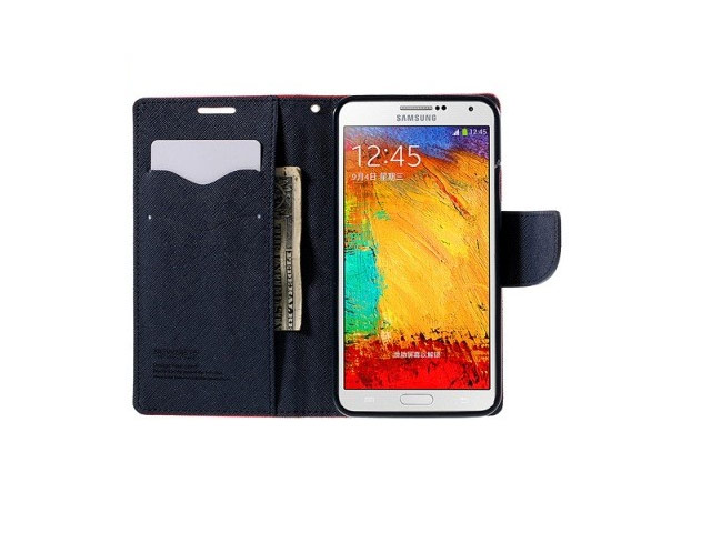 Чехол Mercury Goospery Fancy Diary Case для Samsung Galaxy Note 3 Neo N7505 (красный, кожаный)