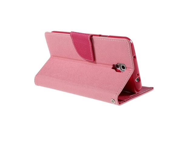 Чехол Mercury Goospery Fancy Diary Case для Samsung Galaxy Note 3 Neo N7505 (розовый, кожаный)