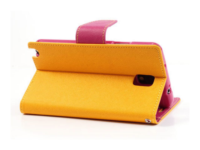 Чехол Mercury Goospery Fancy Diary Case для Samsung Galaxy Note 3 N9000 (желтый, кожаный)