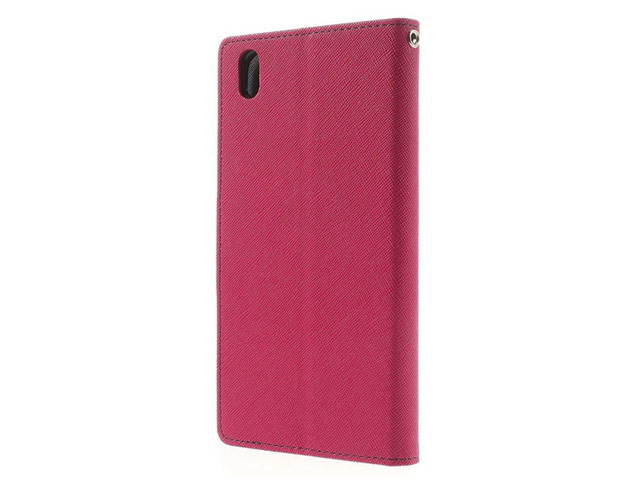 Чехол Mercury Goospery Fancy Diary Case для HTC Desire 816 (малиновый, кожаный)