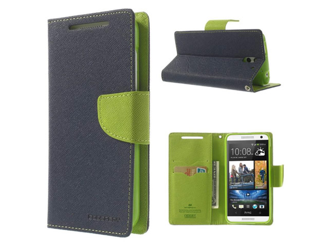 Чехол Mercury Goospery Fancy Diary Case для HTC Desire 610 (синий, кожаный)
