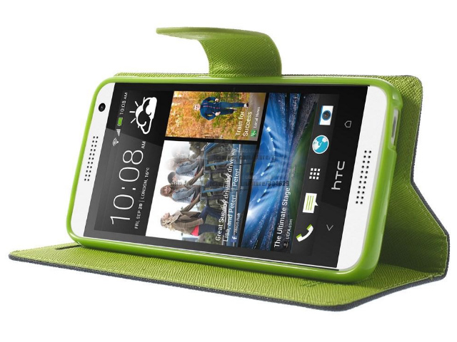 Чехол Mercury Goospery Fancy Diary Case для HTC Desire 610 (синий, кожаный)