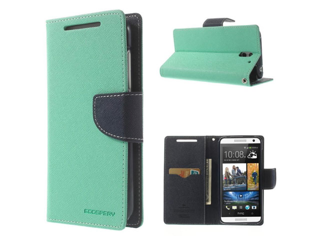 Чехол Mercury Goospery Fancy Diary Case для HTC Desire 610 (голубой, кожаный)