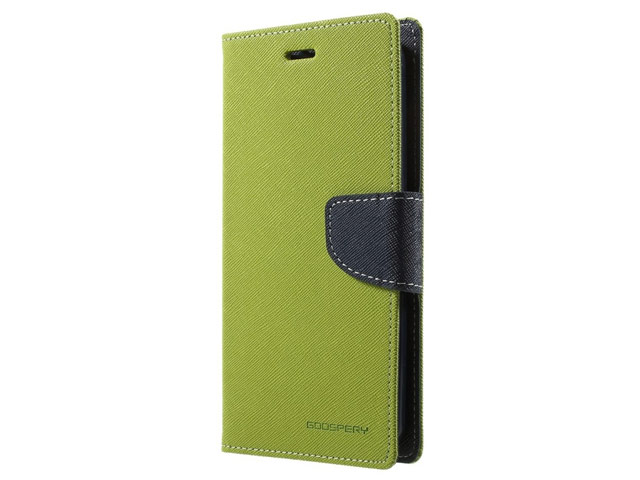 Чехол Mercury Goospery Fancy Diary Case для LG G Pro 2 D838 (зеленый, кожаный)