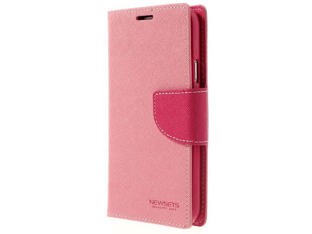 Чехол Mercury Goospery Fancy Diary Case для Samsung Galaxy S5 SM-G900 (розовый, кожаный)