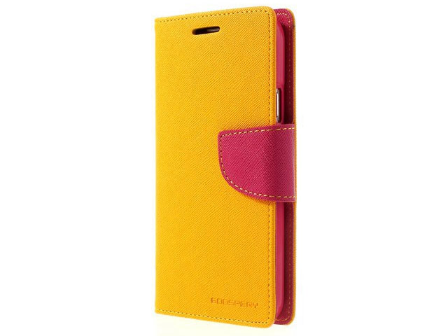 Чехол Mercury Goospery Fancy Diary Case для Samsung Galaxy S5 SM-G900 (желтый, кожаный)