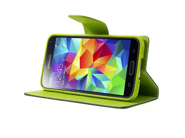 Чехол Mercury Goospery Fancy Diary Case для Samsung Galaxy S5 SM-G900 (фиолетовый, кожаный)