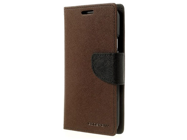 Чехол Mercury Goospery Fancy Diary Case для Samsung Galaxy S5 SM-G900 (коричневый, кожаный)