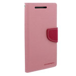 Чехол Mercury Goospery Fancy Diary Case для HTC new One (HTC M8) (розовый, кожаный)