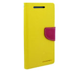 Чехол Mercury Goospery Fancy Diary Case для HTC new One (HTC M8) (желтый, кожаный)
