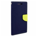 Чехол Mercury Goospery Fancy Diary Case для HTC new One (HTC M8) (синий, кожаный)