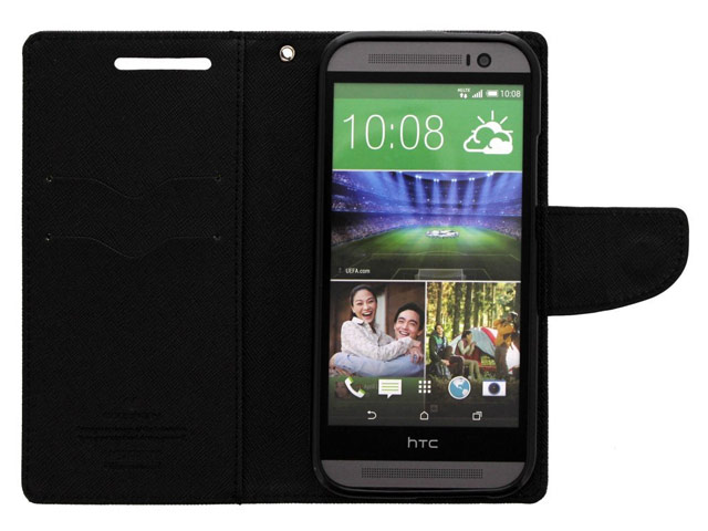 Чехол Mercury Goospery Fancy Diary Case для HTC new One (HTC M8) (коричневый, кожаный)