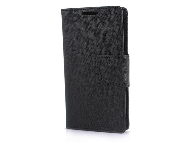 Чехол Mercury Goospery Fancy Diary Case для LG L70 D325 (черный, кожаный)