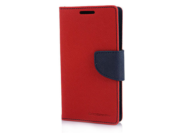 Чехол Mercury Goospery Fancy Diary Case для LG L70 D325 (красный, кожаный)