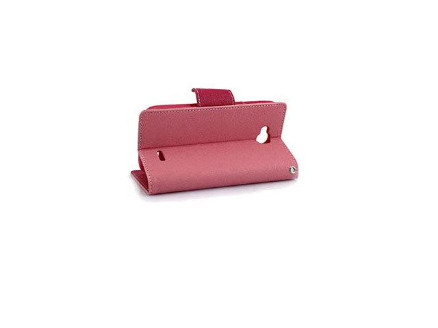 Чехол Mercury Goospery Fancy Diary Case для LG L70 D325 (розовый, кожаный)