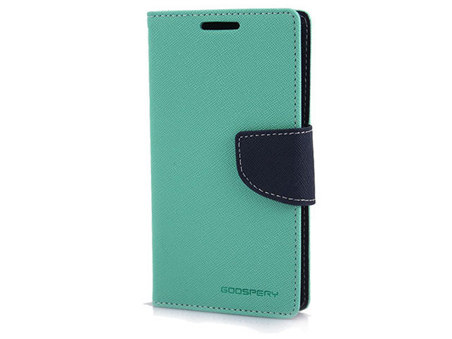 Чехол Mercury Goospery Fancy Diary Case для LG L70 D325 (голубой, кожаный)