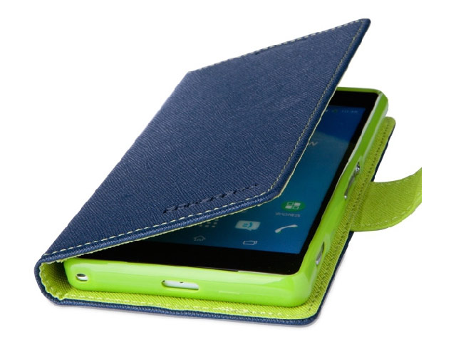 Чехол Mercury Goospery Fancy Diary Case для Sony Xperia Z2 L50t (зеленый, кожаный)