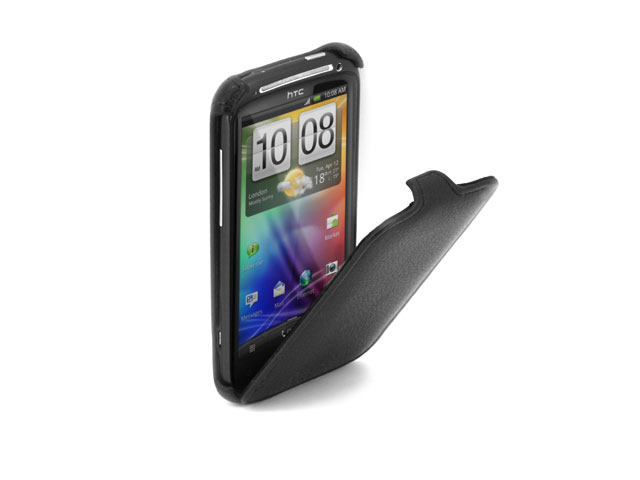 Чехол YooBao Slim leather case для HTC Sensation Z710e (черный, кожанный)