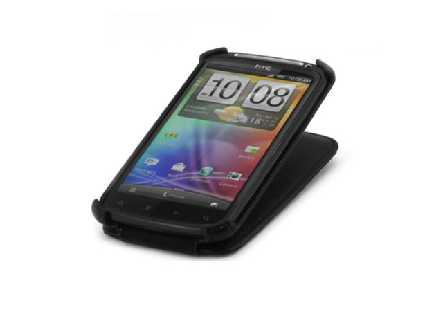 Чехол YooBao Slim leather case для HTC Sensation Z710e (черный, кожанный)
