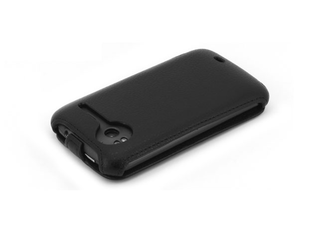 Чехол YooBao Slim leather case для HTC Sensation Z710e (черный, кожанный)