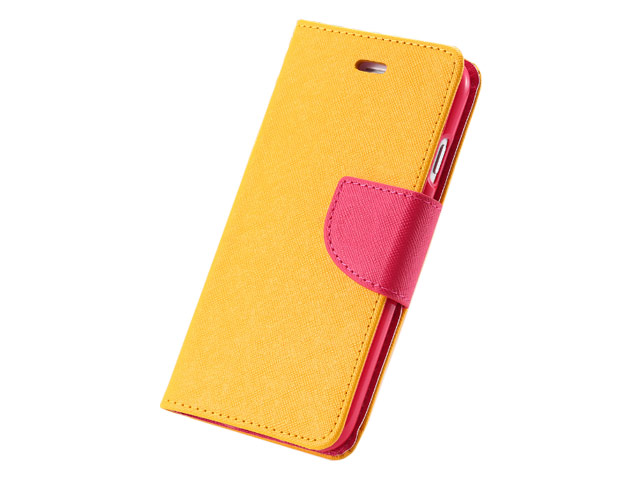 Чехол Mercury Goospery Fancy Diary Case для Apple iPhone 6 (желтый, кожаный)
