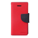 Чехол Mercury Goospery Fancy Diary Case для Apple iPhone 5/5S (красный, кожаный)