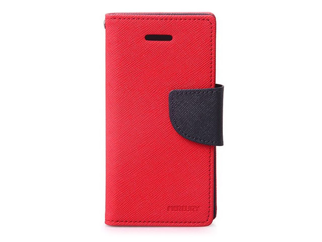 Чехол Mercury Goospery Fancy Diary Case для Apple iPhone 5/5S (красный, кожаный)