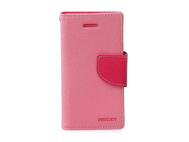 Чехол Mercury Goospery Fancy Diary Case для Apple iPhone 5/5S (розовый, кожаный)